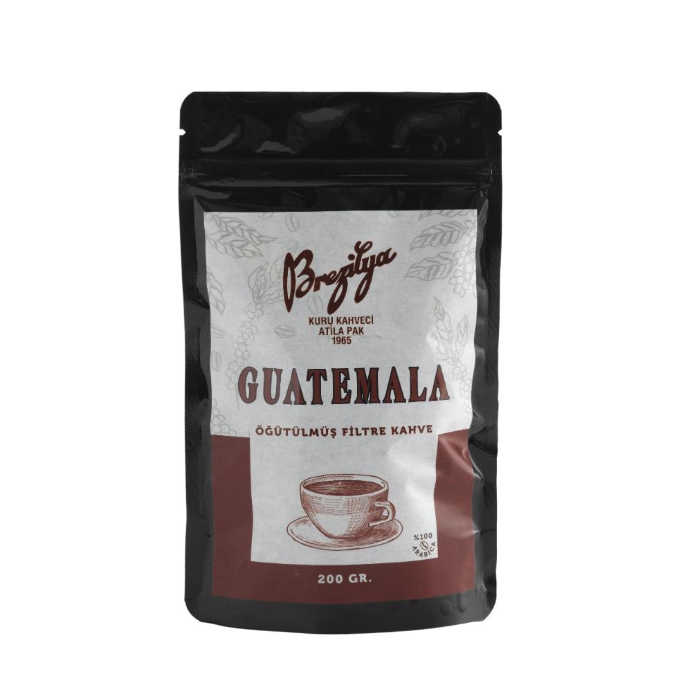 Kavrulmuş Öğütülmüş Guatemala Filtre Kahve 200 G