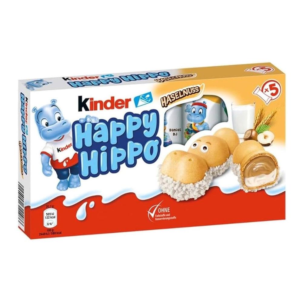 Kinder Happy Hippo Haselnuss Fındıklı 5'li