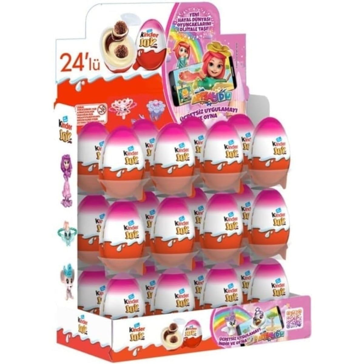 Kinder Joy Süpriz Yumurta Kız Çocukları İçin 20 g x 24 Adet