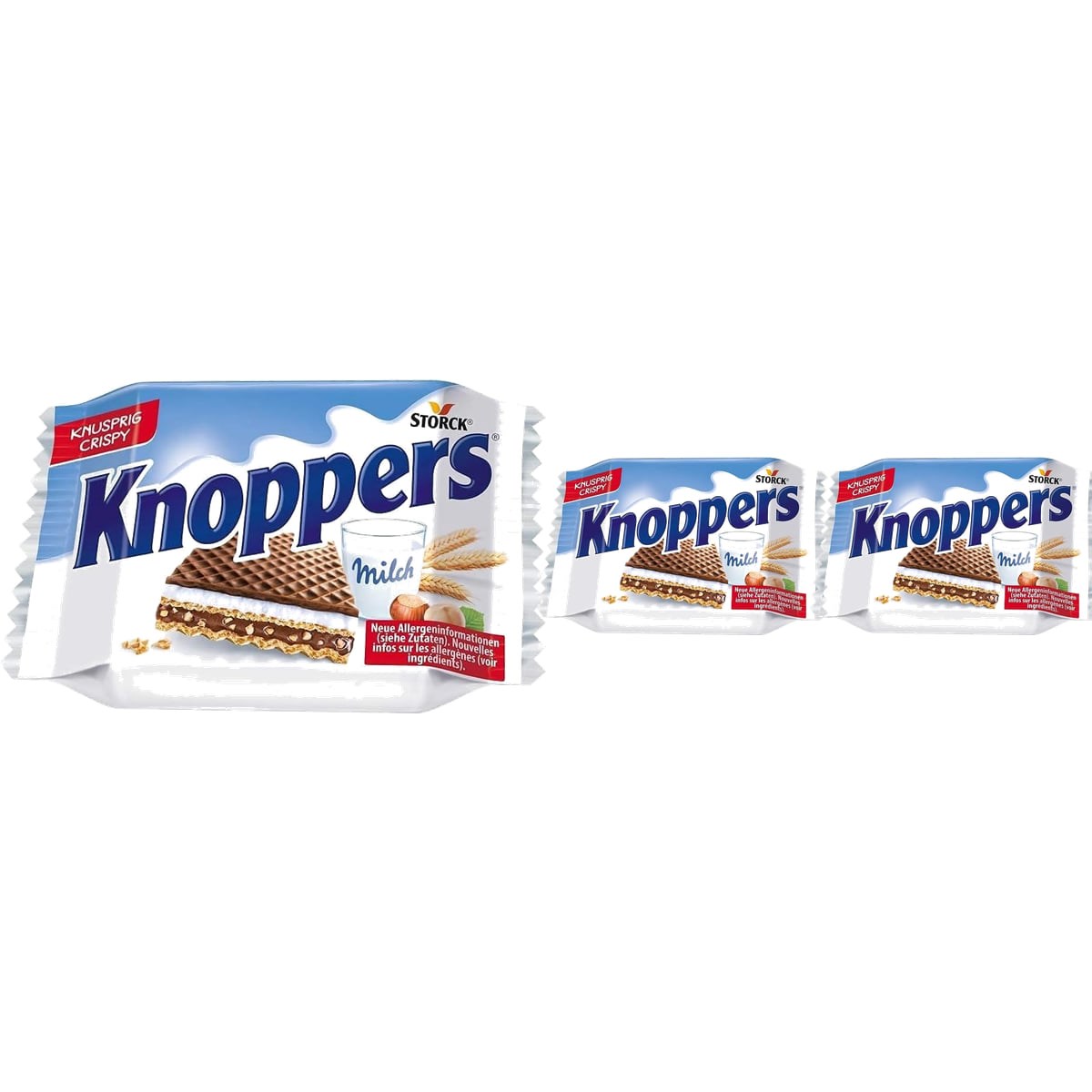 Knoppers Sütlü ve Fındıklı Çikolatalı Gofret 2'li Set (2 x 25 g)