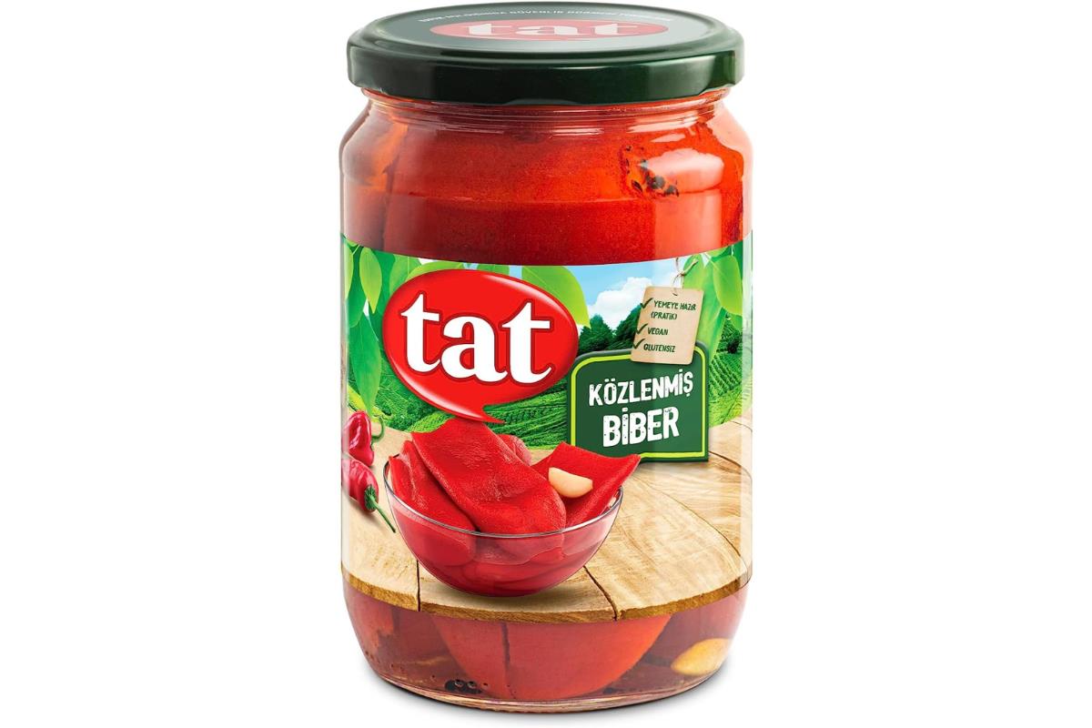 Közlenmiş Biber 2500gr Cam Kavanoz