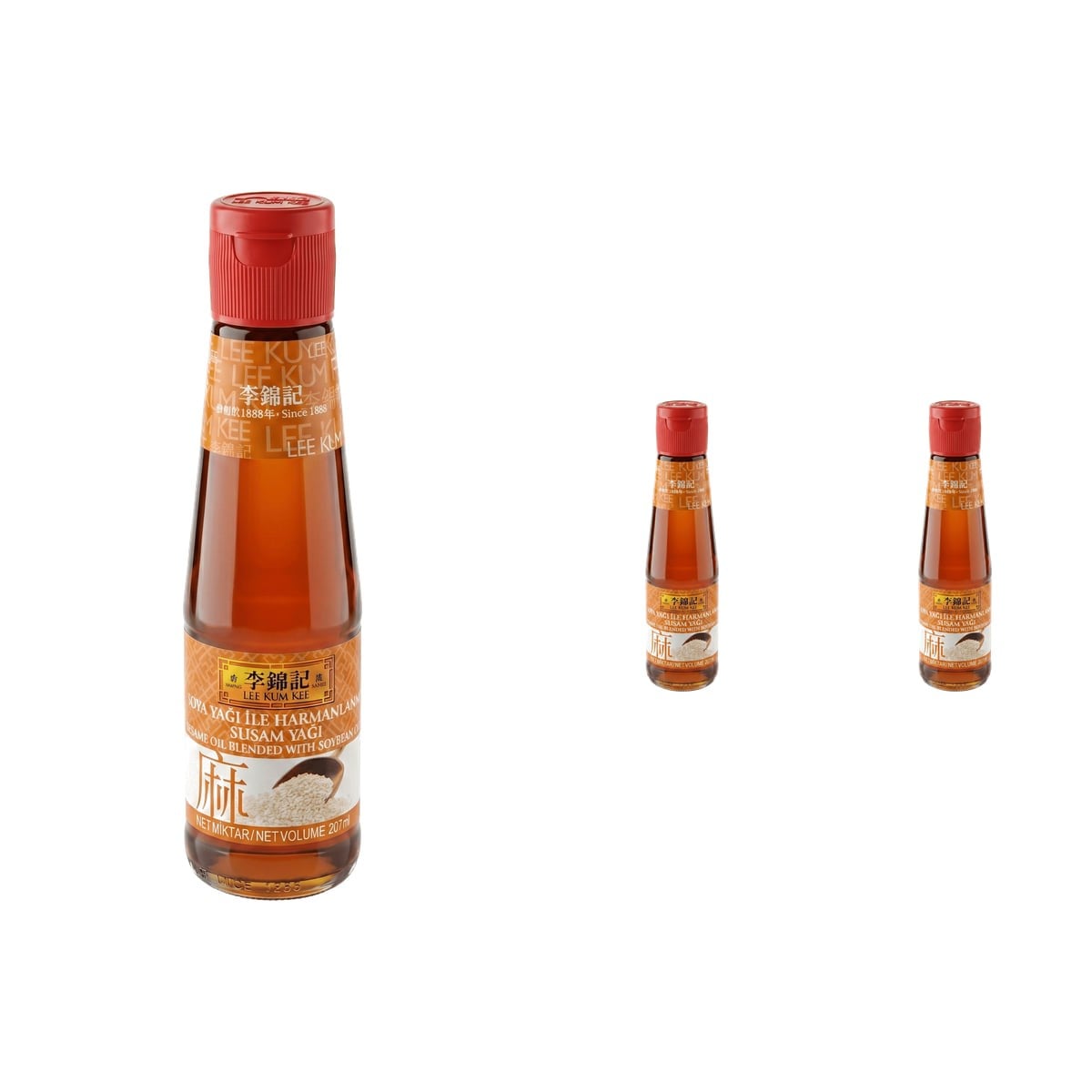 Lee Kum Kee Harmanlanmış Susam Yağı - Uzak Doğu Sosu 207 ml x 2 Adet