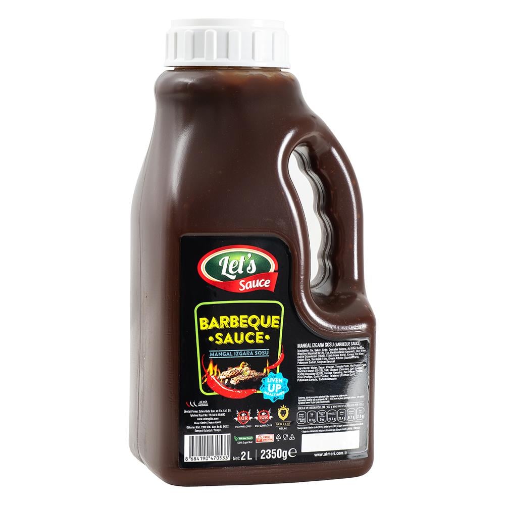 Let's Sauce Barbekü Sos - Mangal Izgara Sosu  2350g 