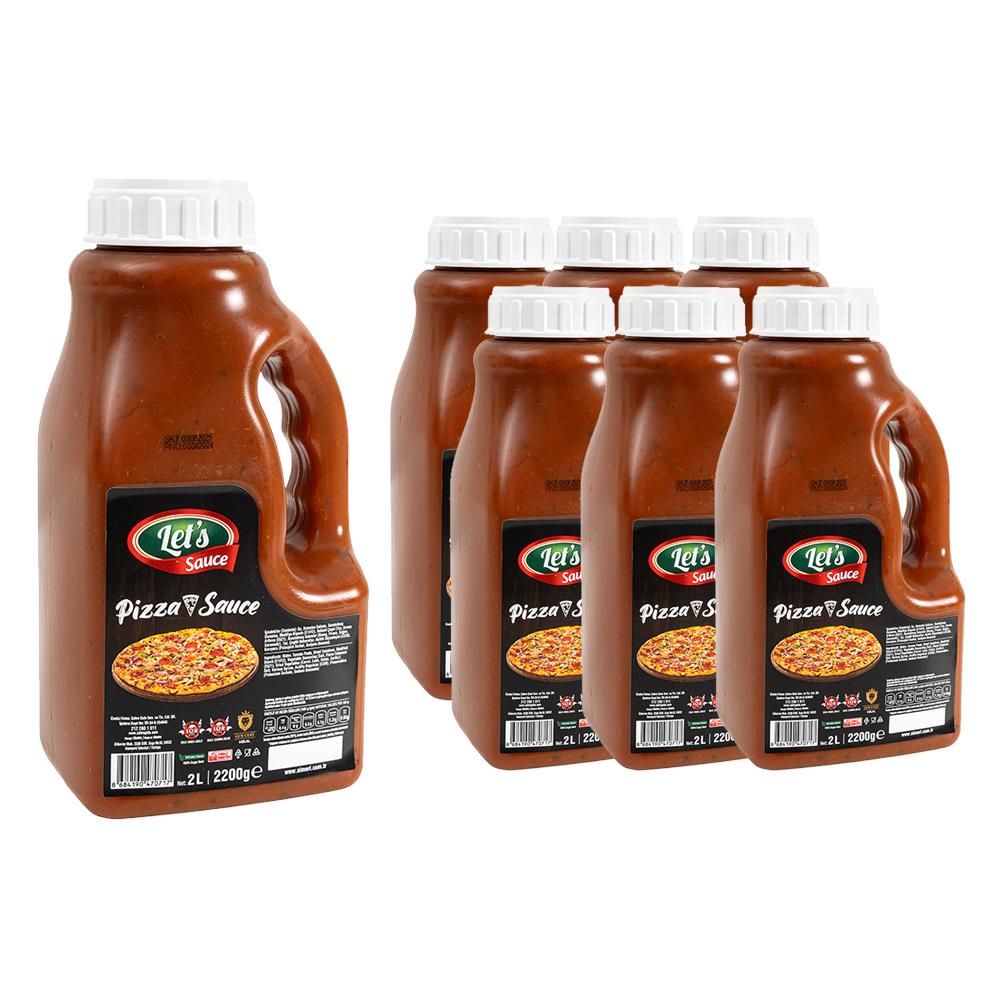 Let's Sauce Pizza Sosu 2200g x 6 Adet