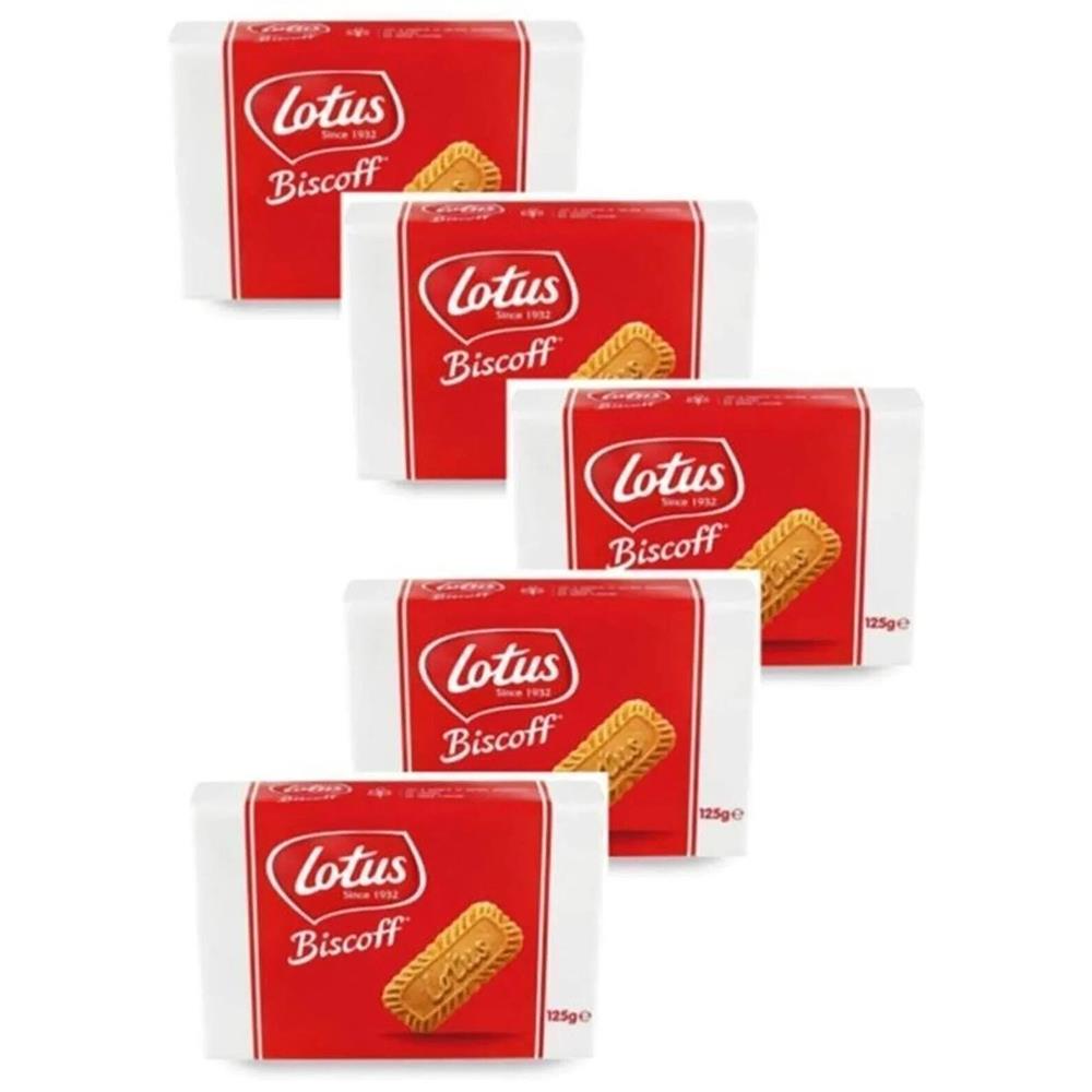 Lotus Biscoff Karamelize Bisküvi 125 Gr x 5 Adet