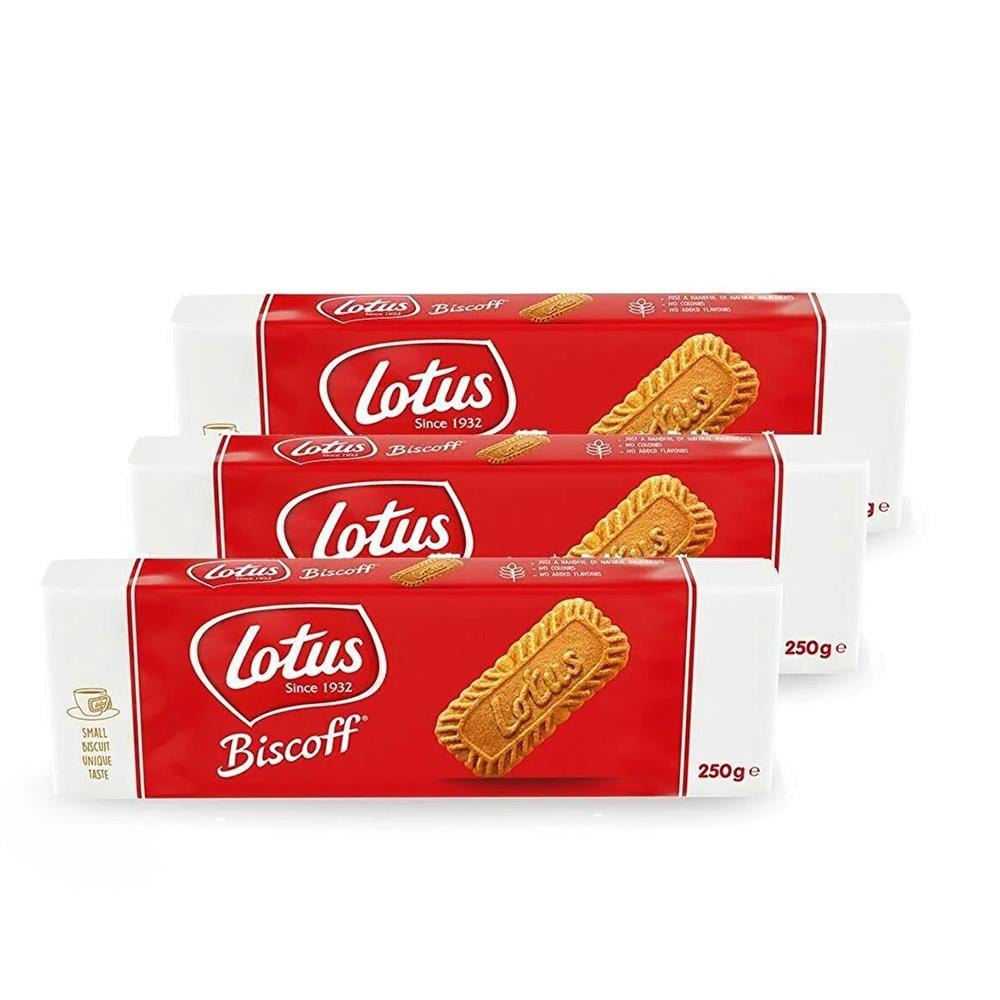 Lotus Biscoff Karamelize Bisküvi 250 Gr x 3 Adet