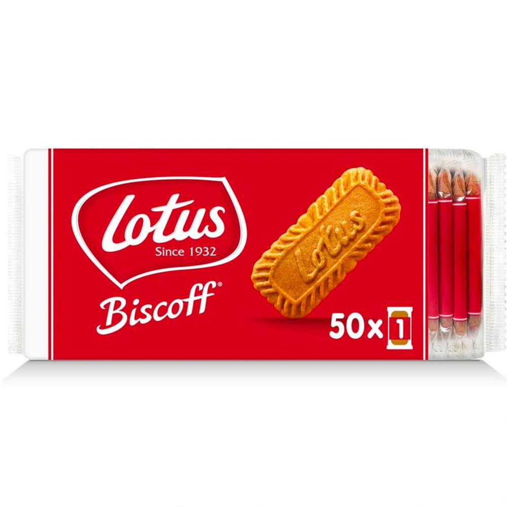 Lotus Biscoff Karemelize Bisküvi Tek Tek Paketlenmiş 50 Adet