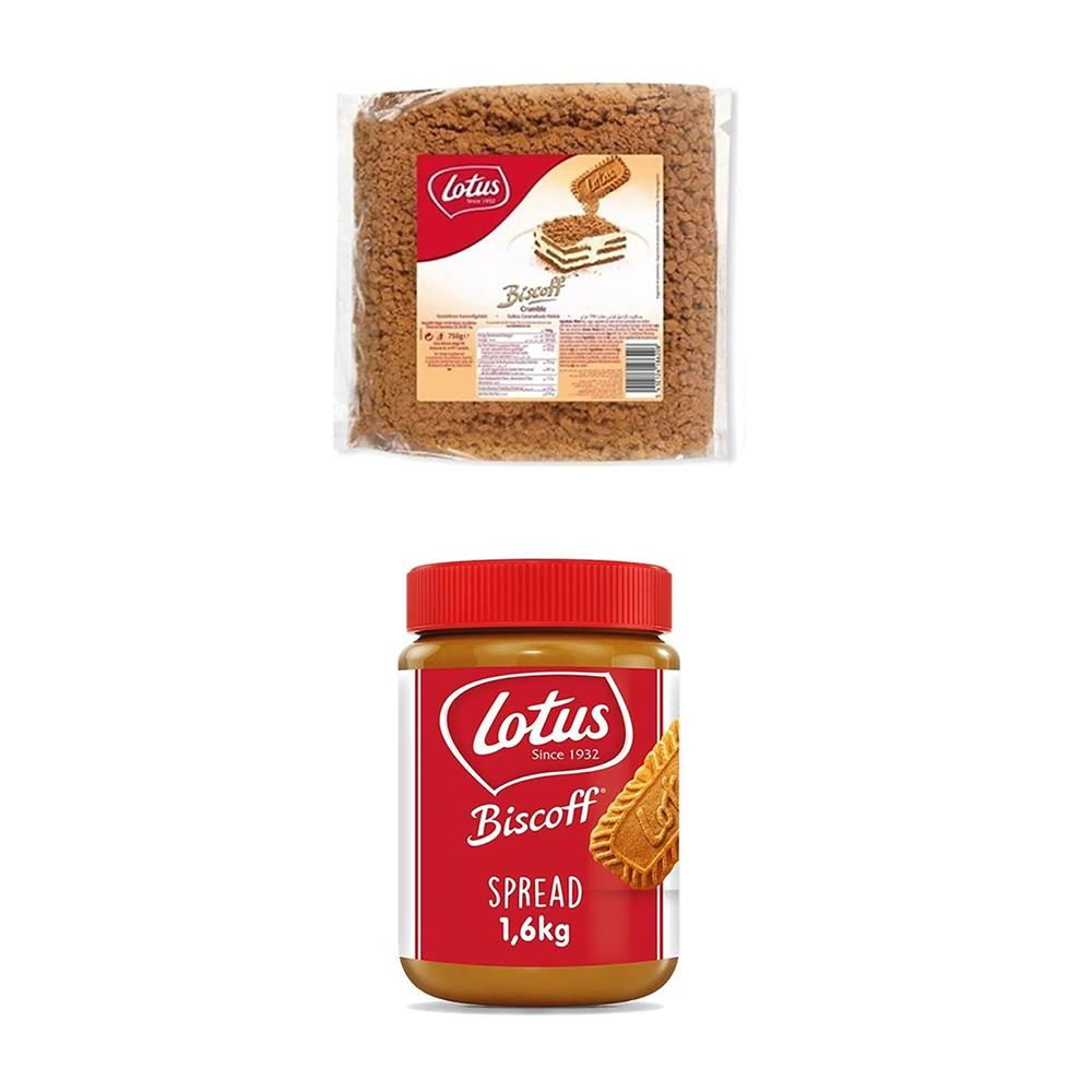 Lotus Bıscoff Spread Original 1600G + Lotus Biscoff Crumble 750 G