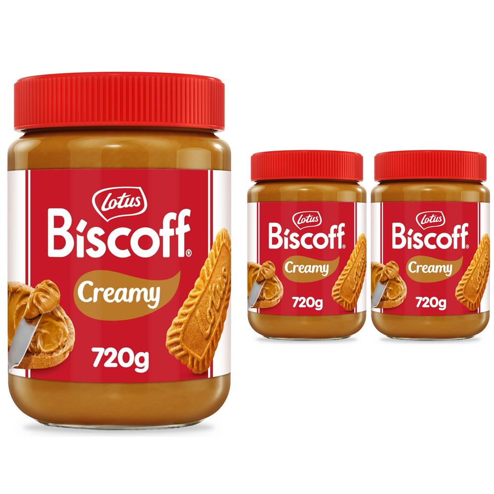 Lotus Biscoff Spread Sürülebilir Bisküvi Ezmesi 720g (Yeni) x 2 Adet