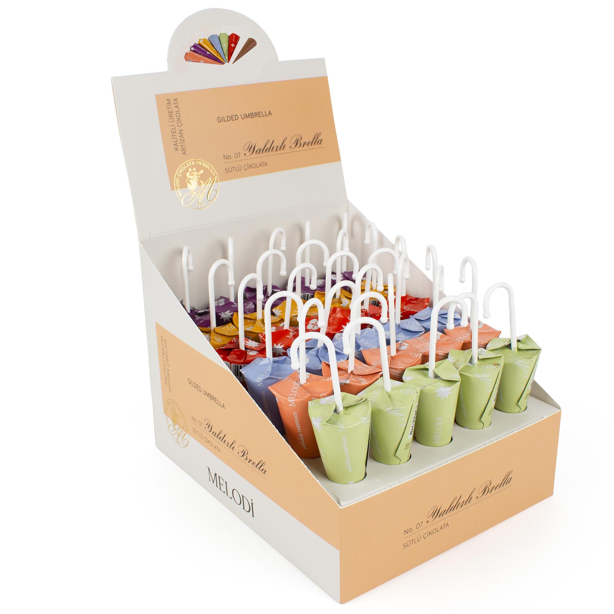 Melodi Şemsiye Çikolata 22 g x 30 Adet