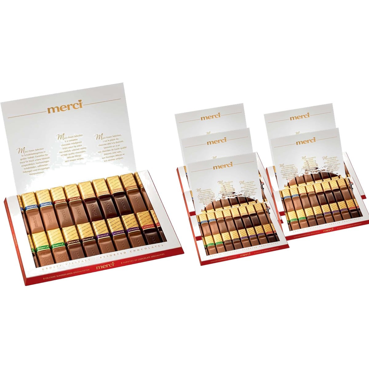 Merci Finest Selection Karışık Çikolata Spesiyalleri 250g x 5 Adet