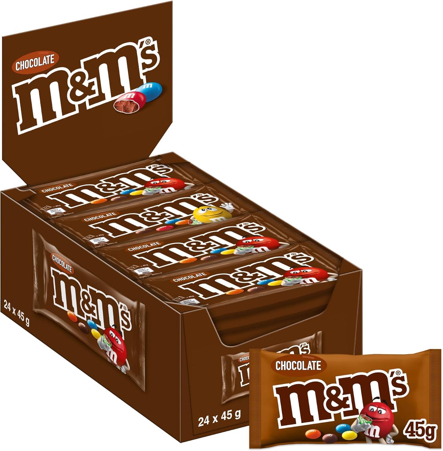 M&M's Çikolatalı Draje 45g x 24 Adet