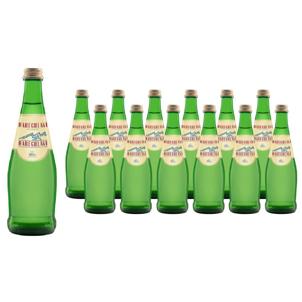 Nabeghlavi Premium Doğal Mineralli Maden Suyu Cam 500 ml x 12 Adet