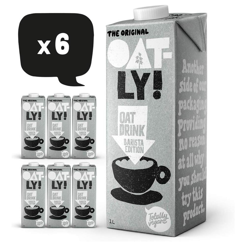 Oatly Barista Edition Yulaflı İçecek 1L x 6 Adet