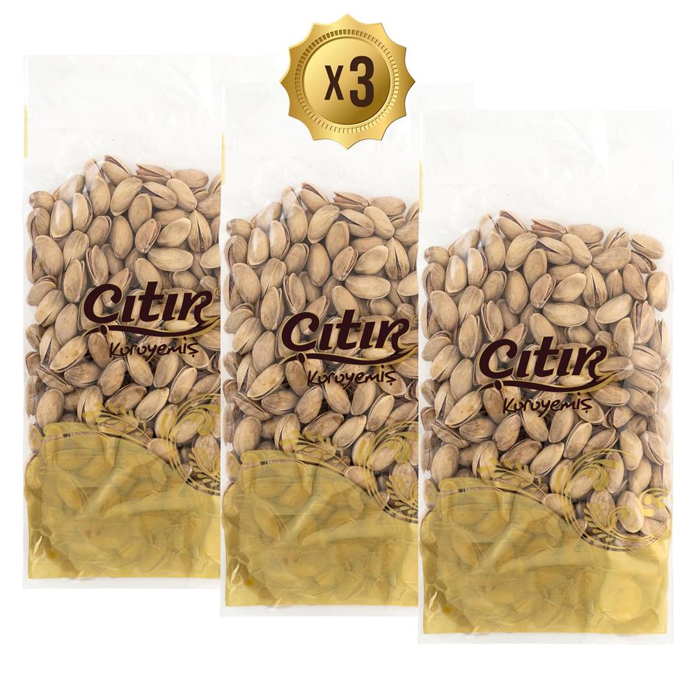 Premium Seri Kavrulmuş Antep Fıstığı 250G x 3 Adet