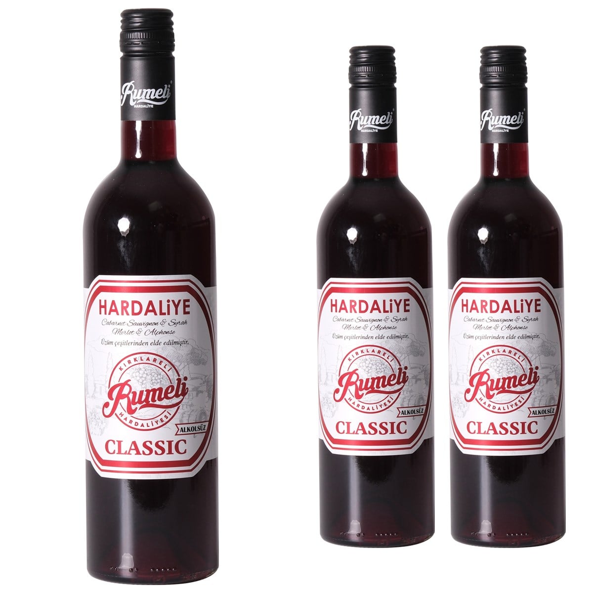Rumeli Kırklareli Hardaliyesi Klasik Seri (Alkolsüz) 750 ml x 2 Adet
