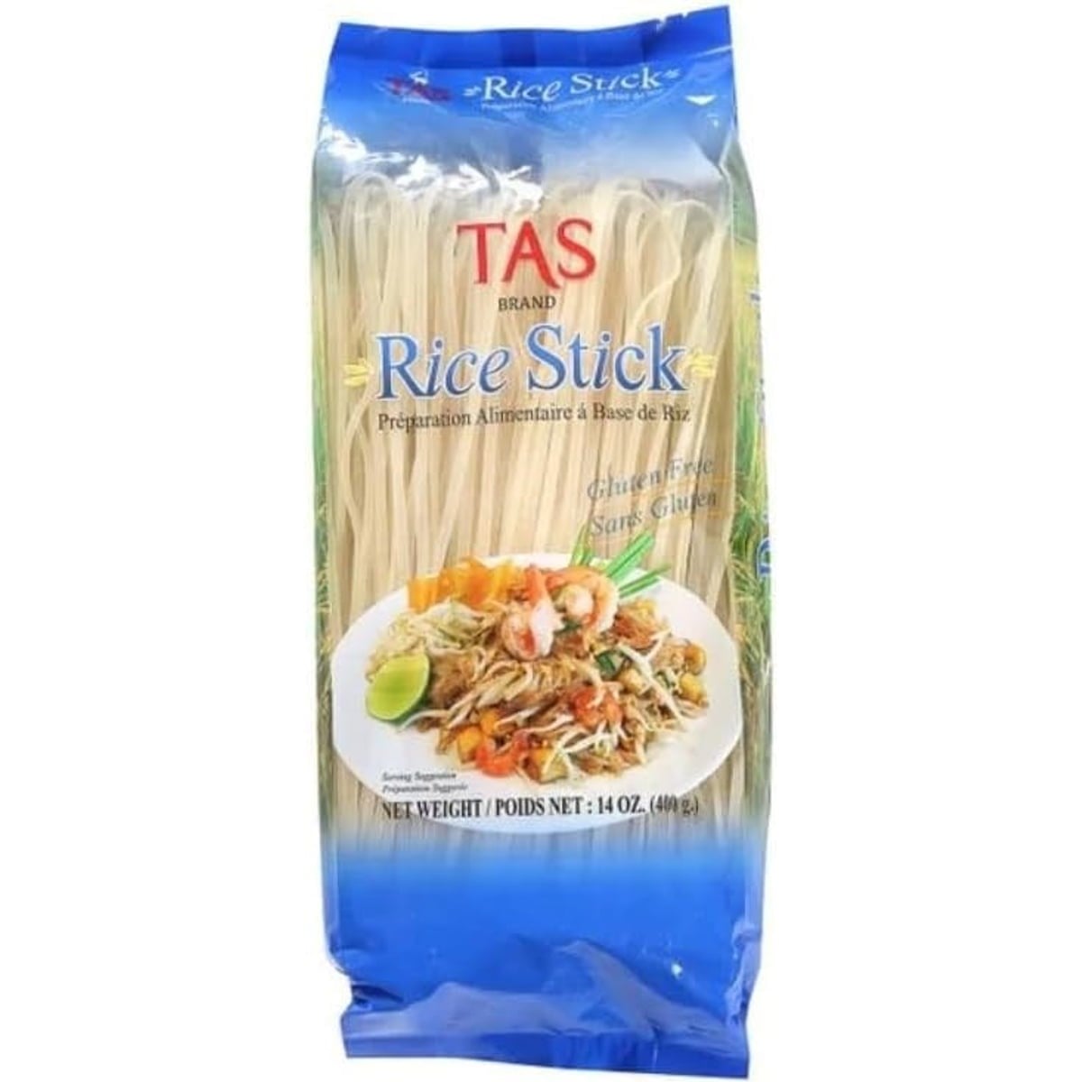 Tas Rice Stick Pirinç Makarnası (Glutensiz) 400 gr
