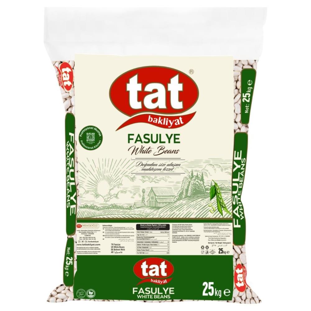 Tat Dermason Kuru Fasulye 25 Kg Torba
