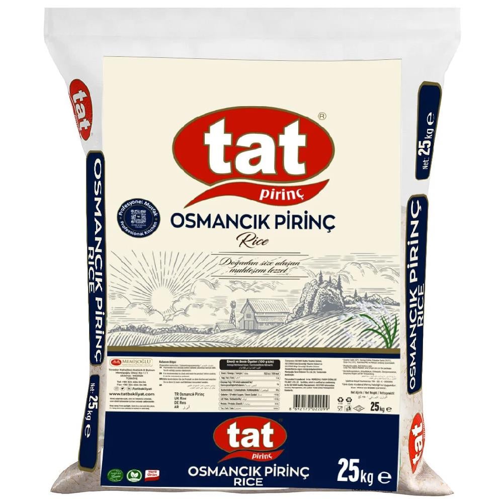 Tat Osmancık Pirinç 25 Kg Torba