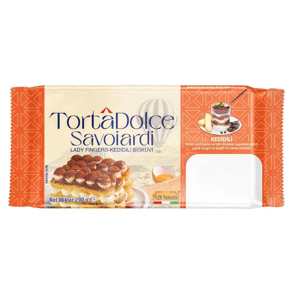TortâDolce Savoiardi Kedi Dili Bisküvi 200 G