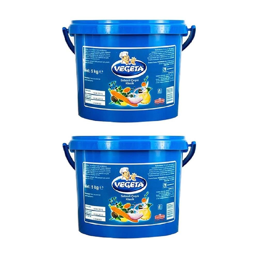 Vegeta Klasik Çeşni Sebzeli 5kg x 2 Adet