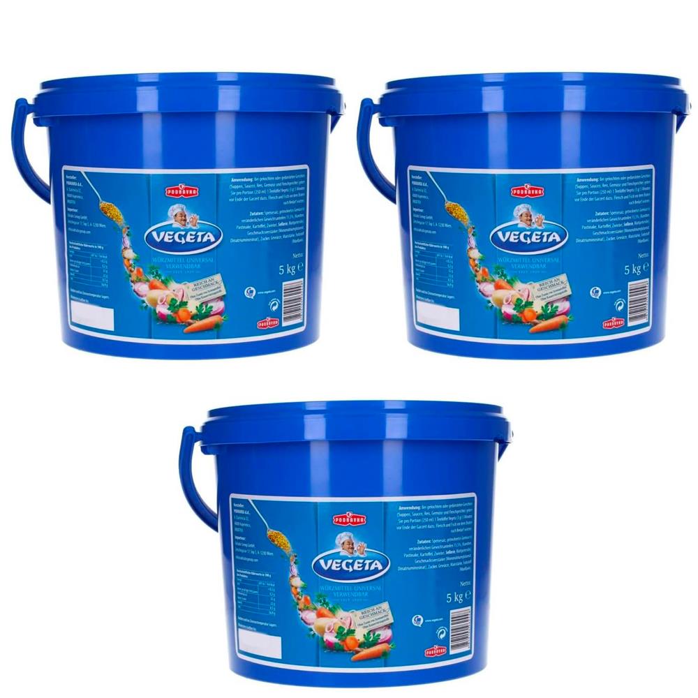 Vegeta Klasik Çeşni Sebzeli 5kg x 3 Adet