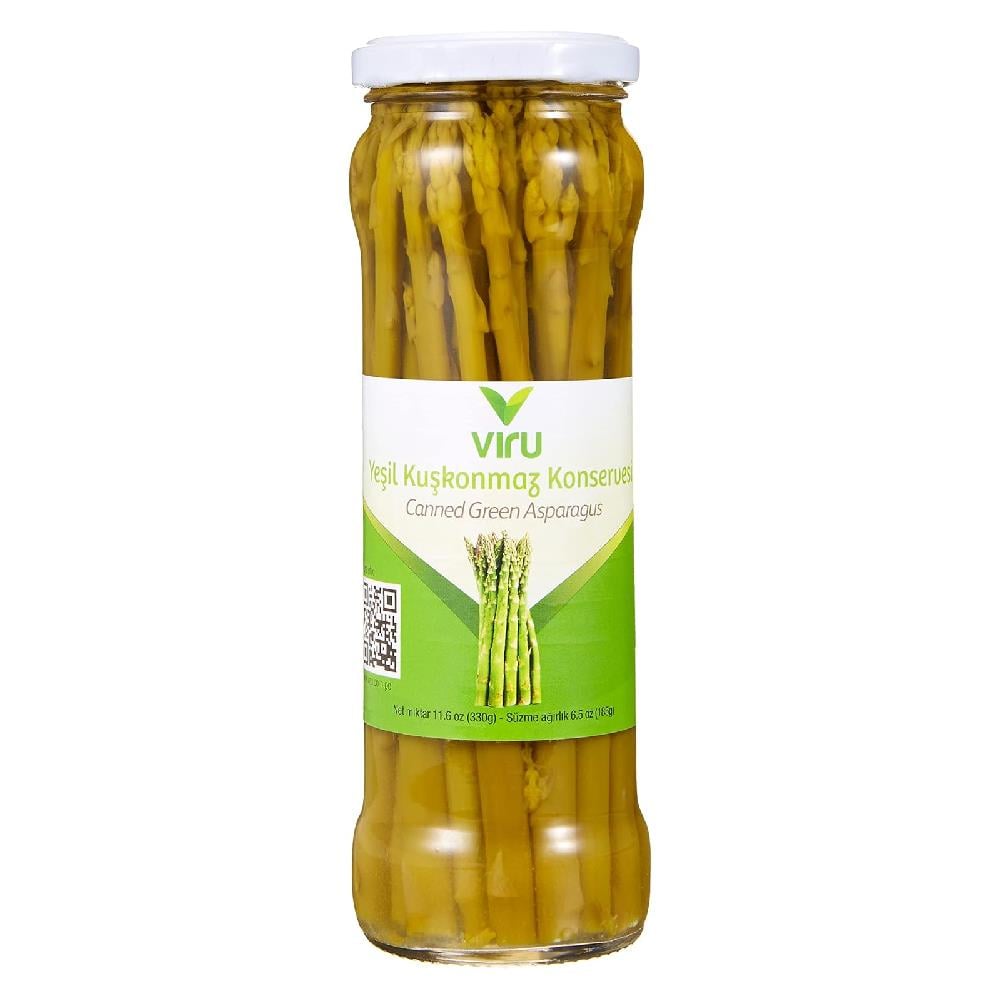 Viru Yeşil Kuşkonmaz Konservesi 330 gr