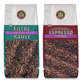 Kahve Dünyası Kavrulmuş Çekirdek Filtre Kahve ve Espresso 1 Kg