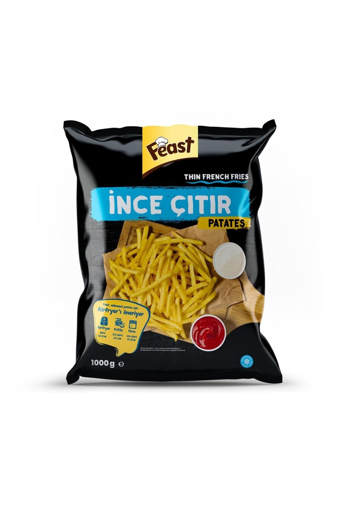 Feast Patates İnce Çıtır Patates 1 Kg