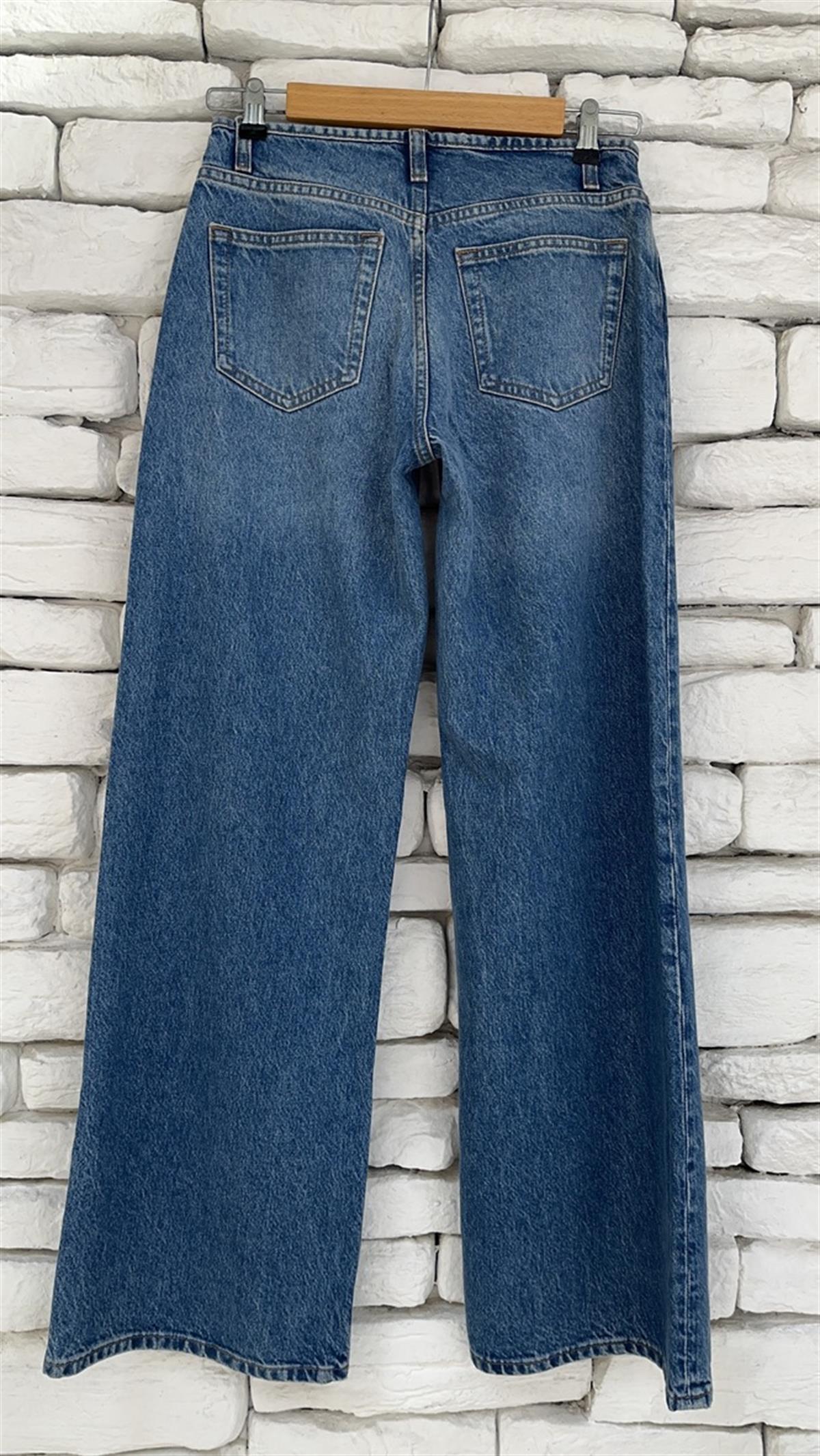  Regular Fit Yüksek Bel Wide Leg Jean