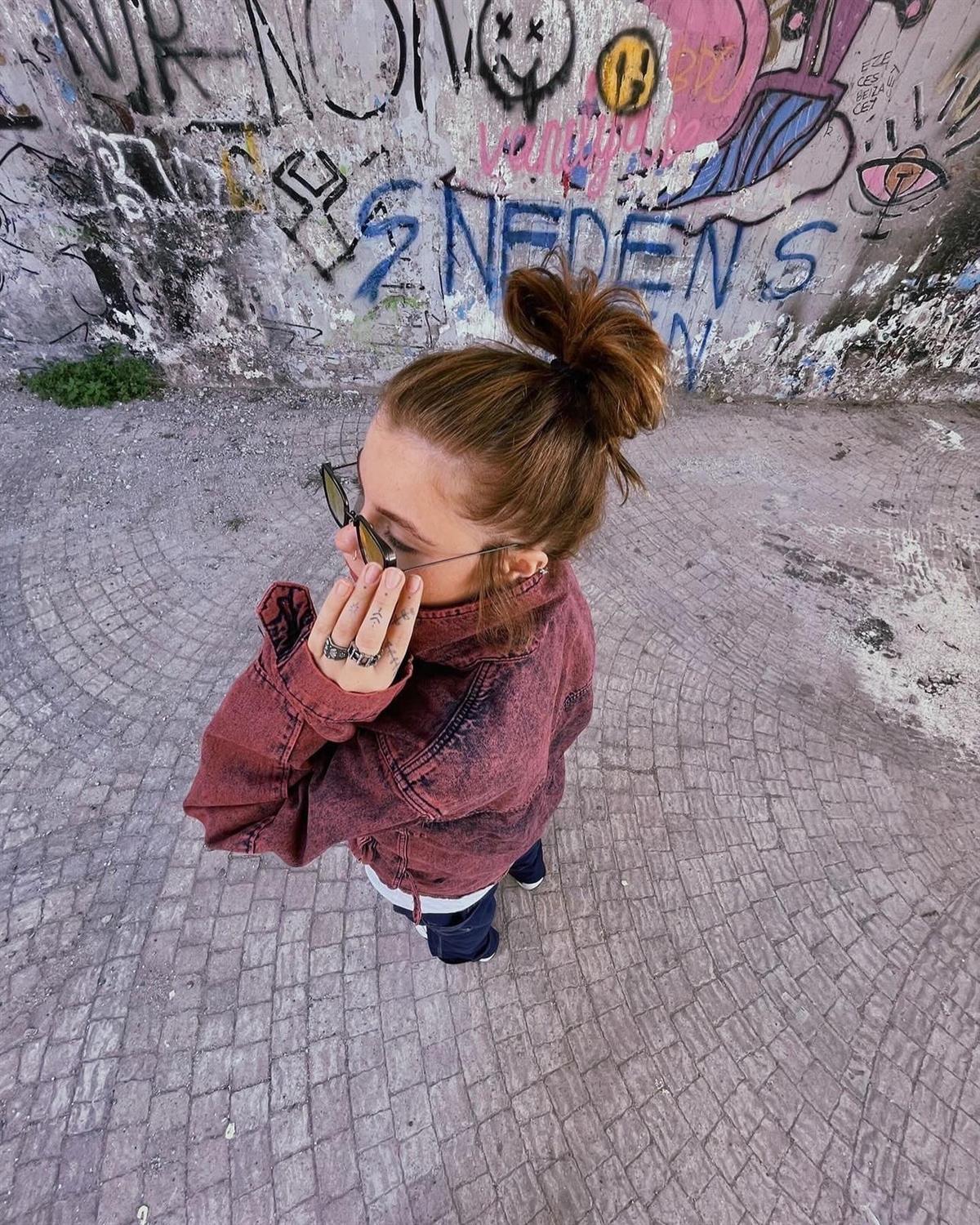 Cep detaylı jean ceket