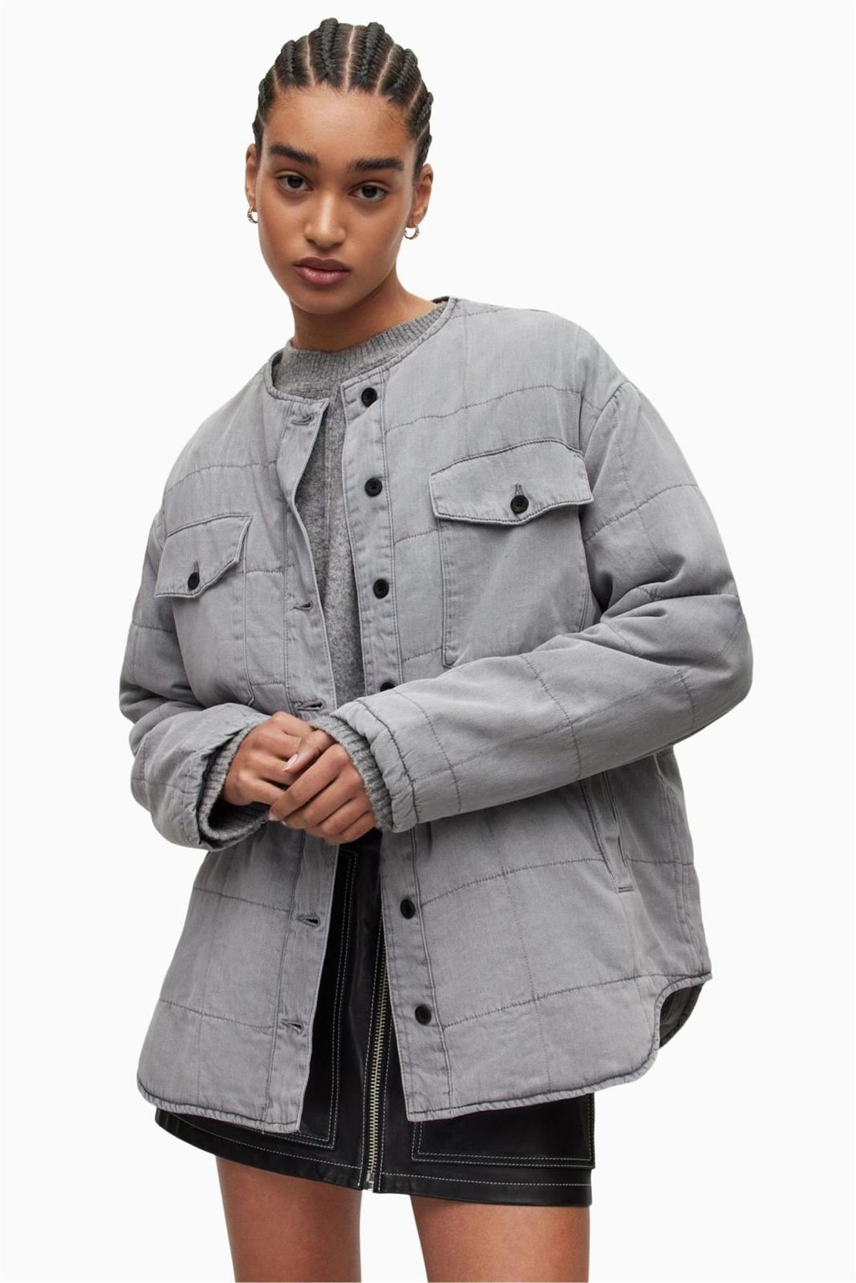 ALL Gri Kapıtone çeket