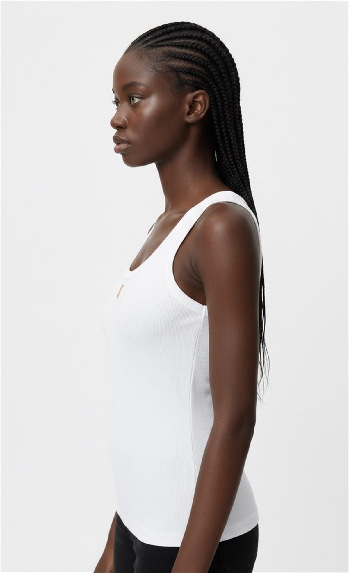 Beyaz Fitilli Kumaş Lux Atlet 