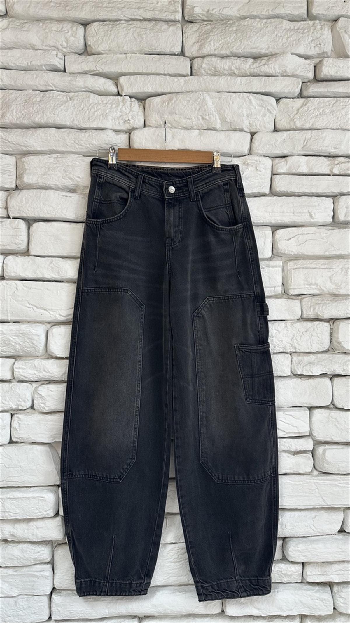 Cep Detaylı Baggy Fit Kargo Pantolon