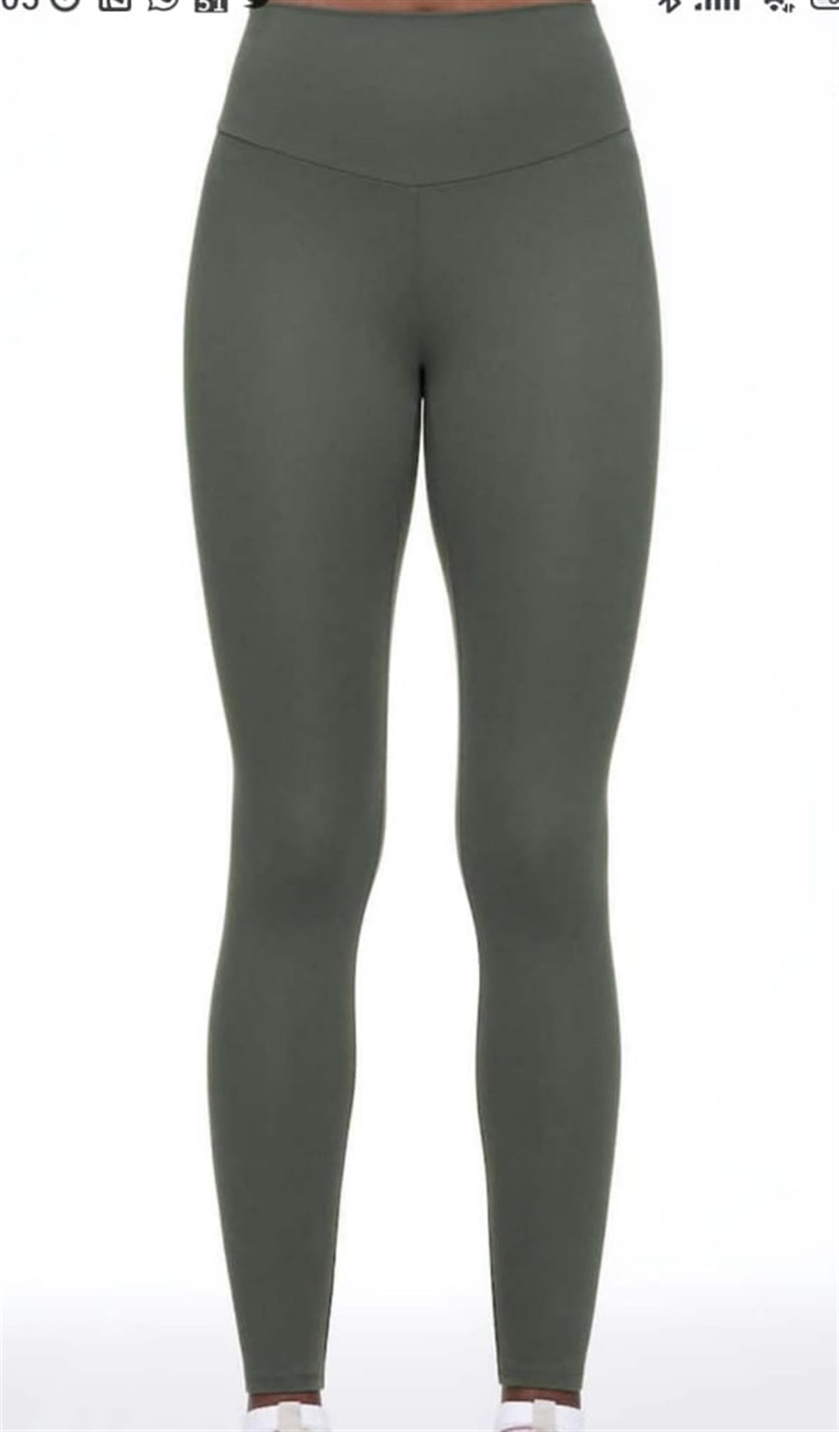 Comfort Model Yeşil Renk Efsane Kumaş Penye Tayt