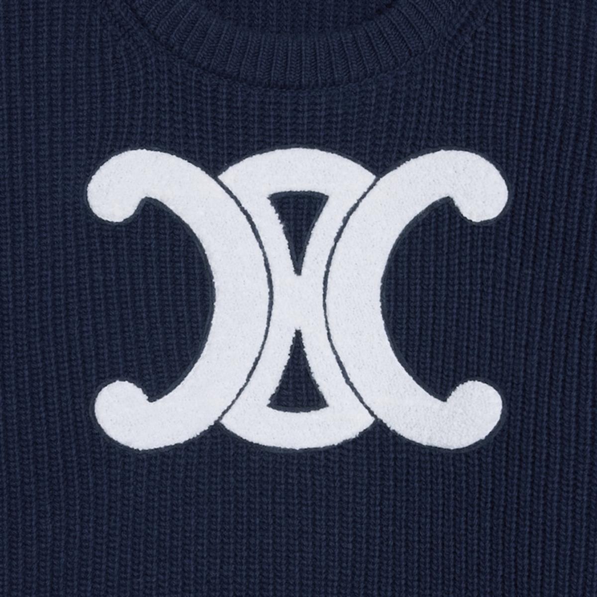 İthal Marka Lacivert Triko Kazak