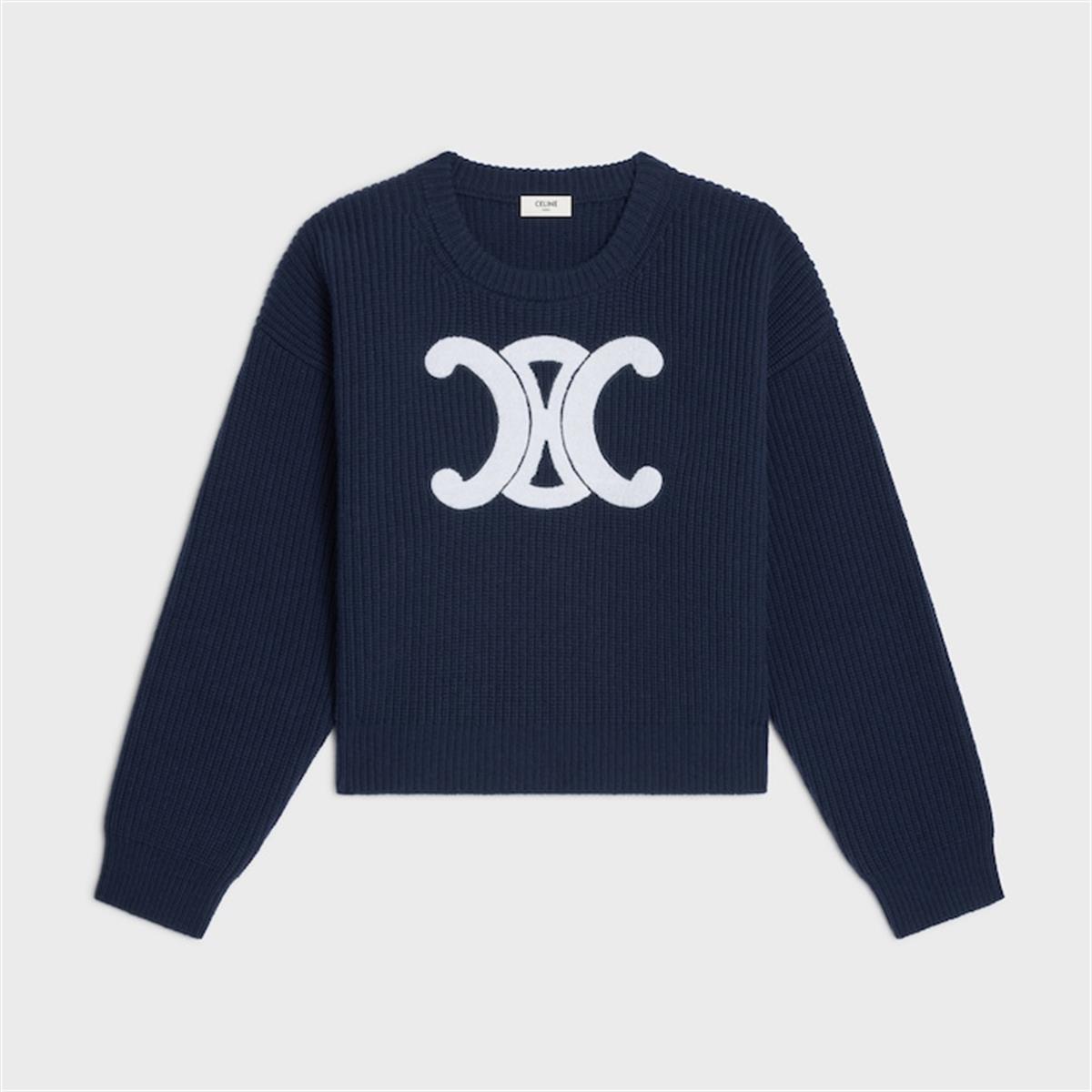 İthal Marka Lacivert Triko Kazak