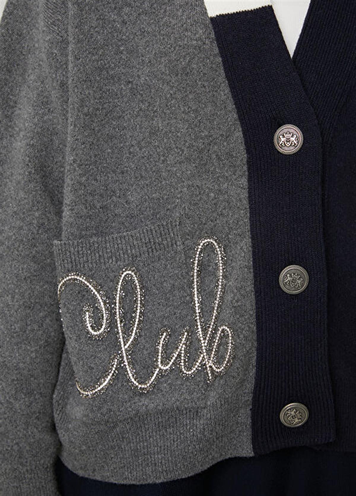  Nakış ve Taş İşleme Detaylı Düğmeli Hırka