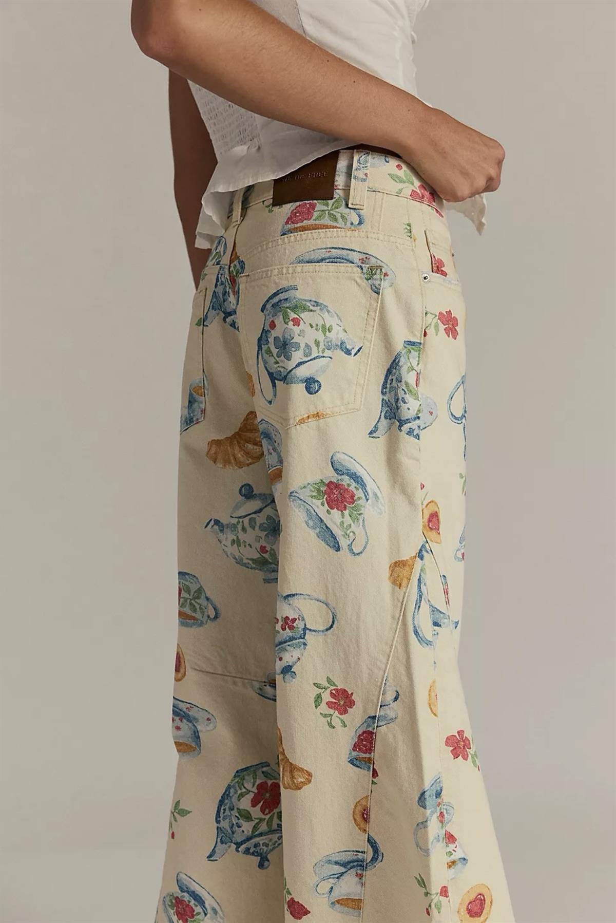 ORJİNAL MARKA BASKI DETAYLI BAREL JEAN