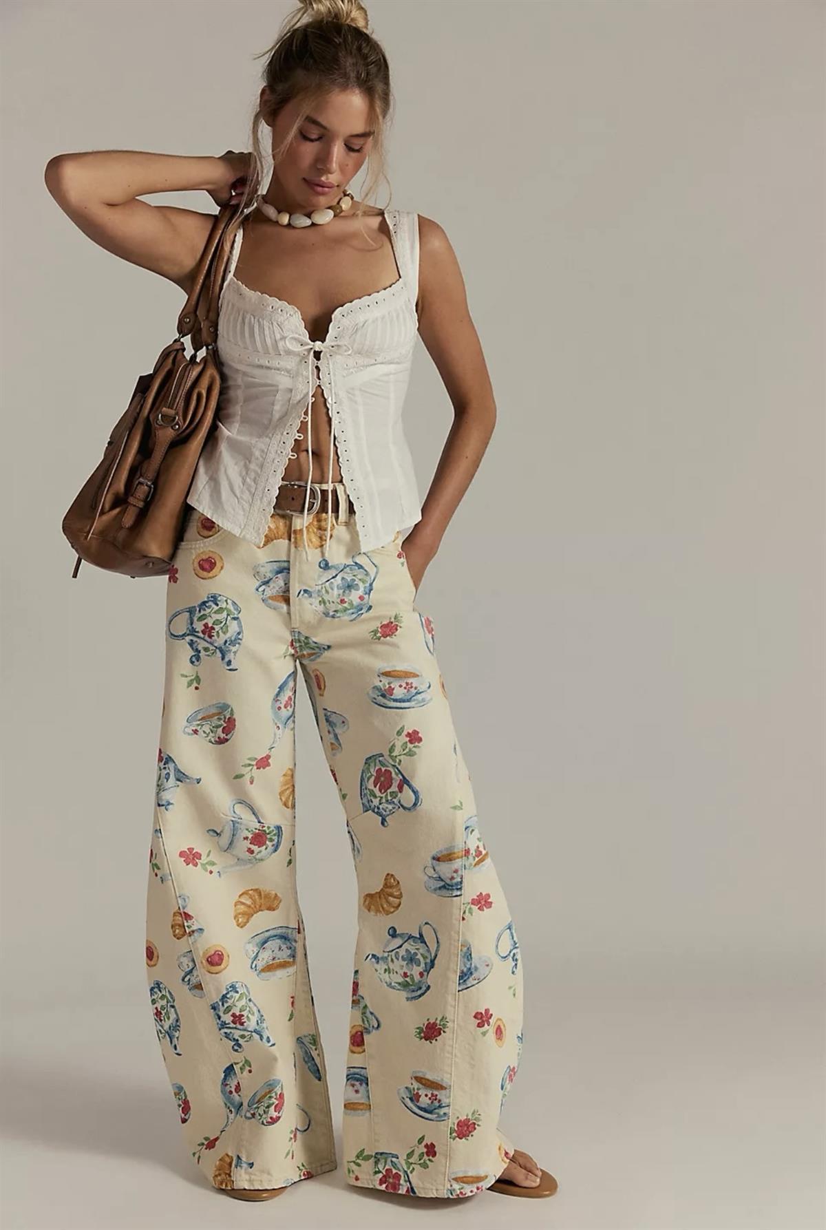 ORJİNAL MARKA BASKI DETAYLI BAREL JEAN