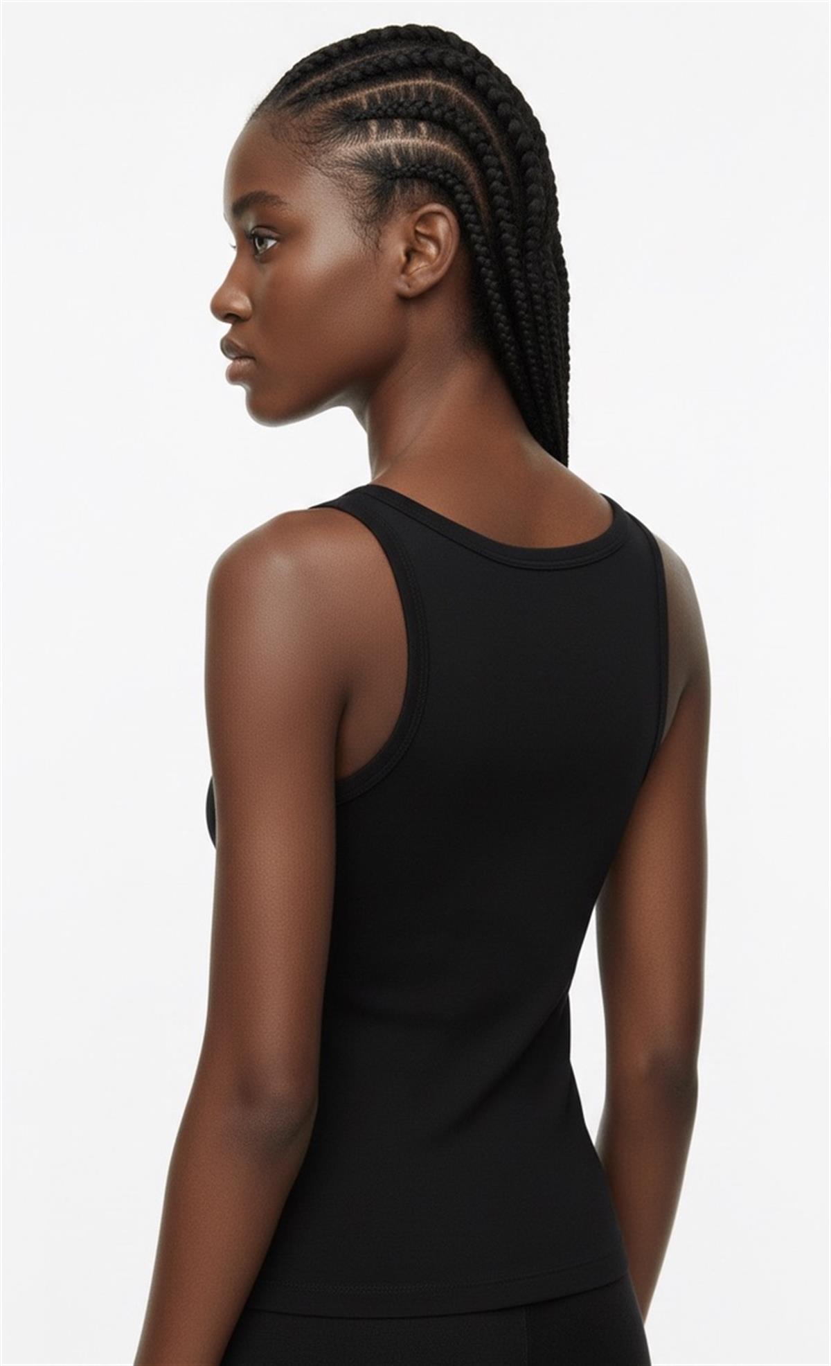 Siyah Fitilli Kumaş Lux Atlet 