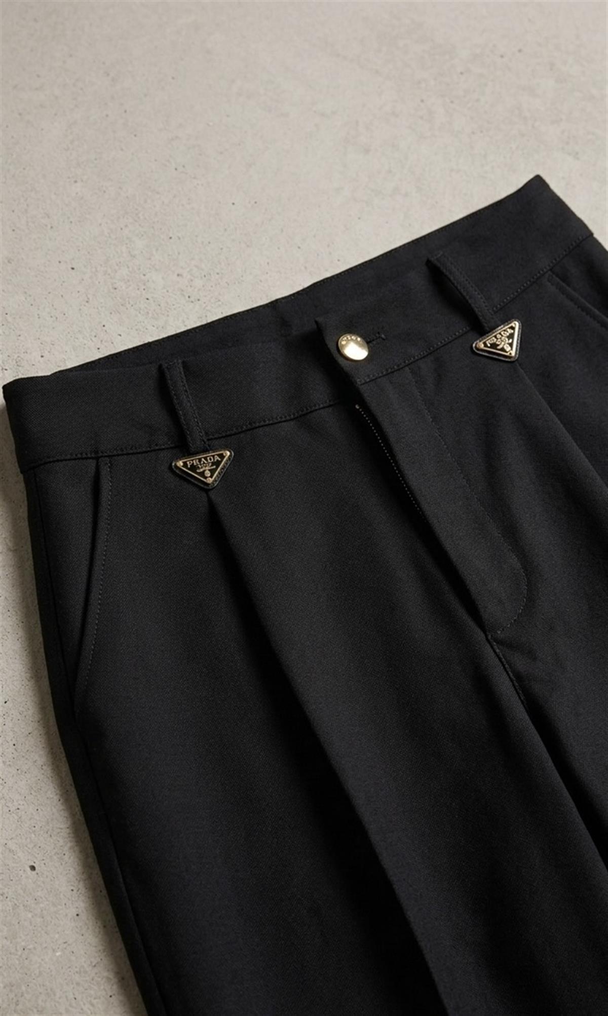 Siyah Premium Kumaş Yelekli Pantolon Takım