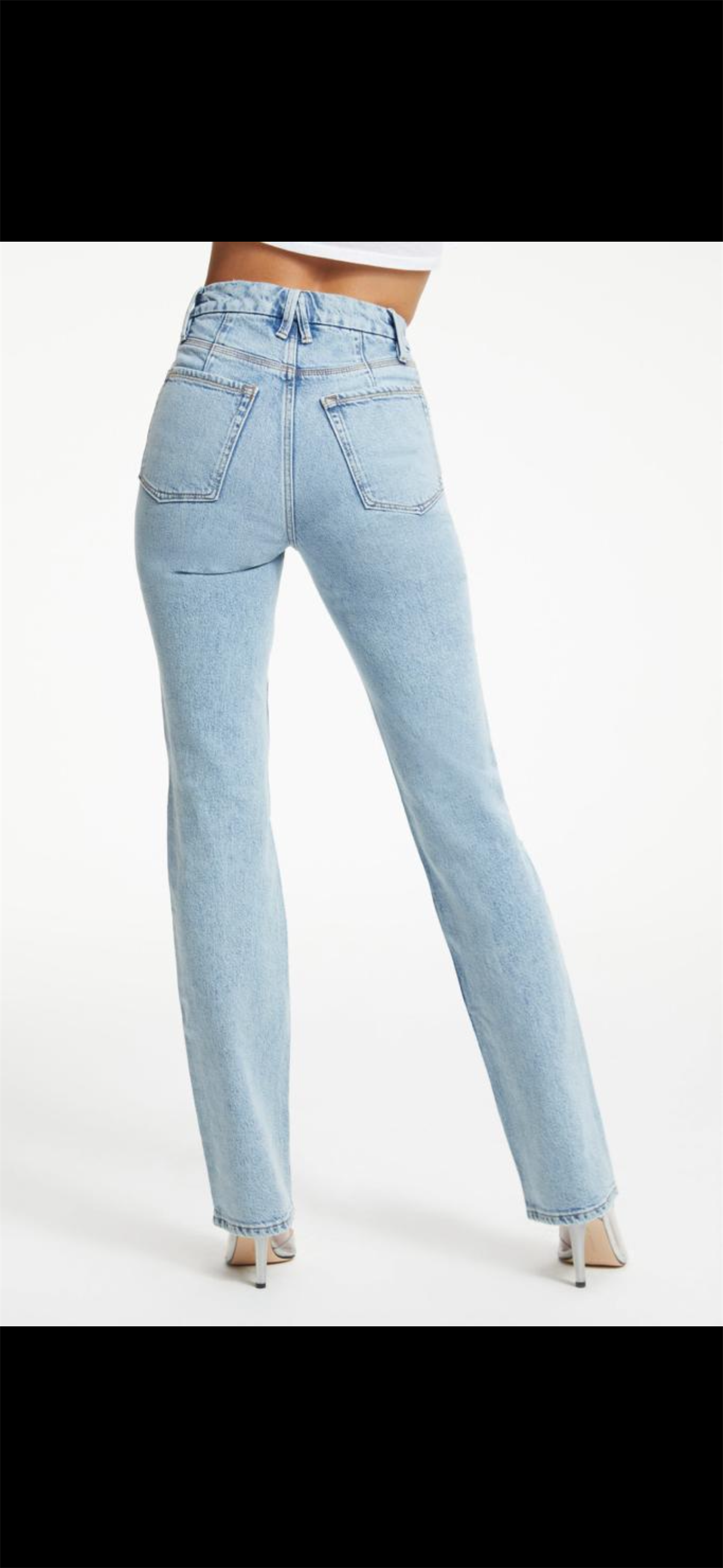 Taș işlemeli Buz Mavisi Pantolon 