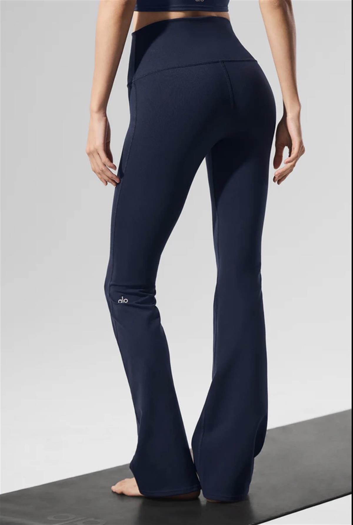 Lacivert Toparlayıcı İspanyol Paça Tayt