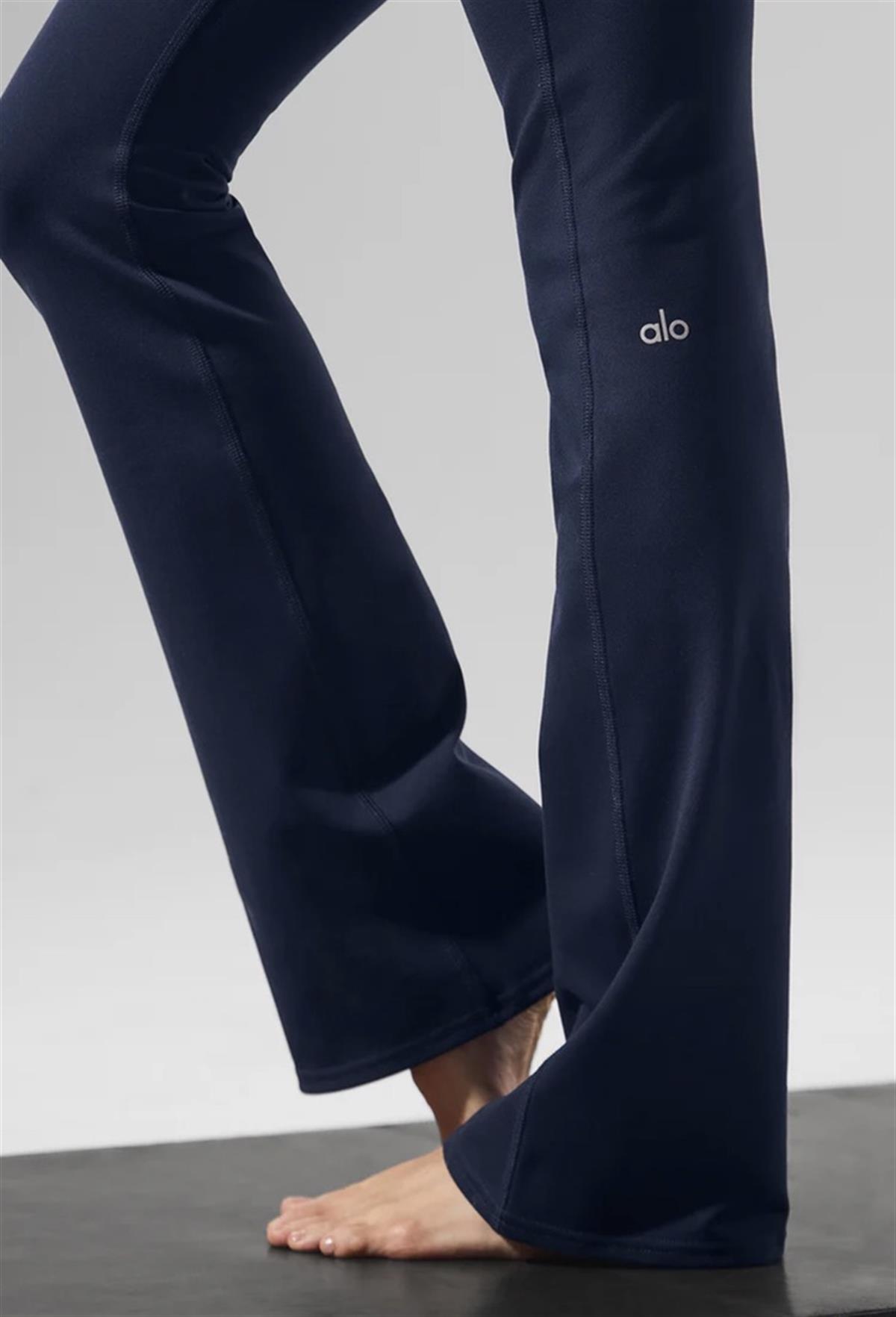 Lacivert Toparlayıcı İspanyol Paça Tayt