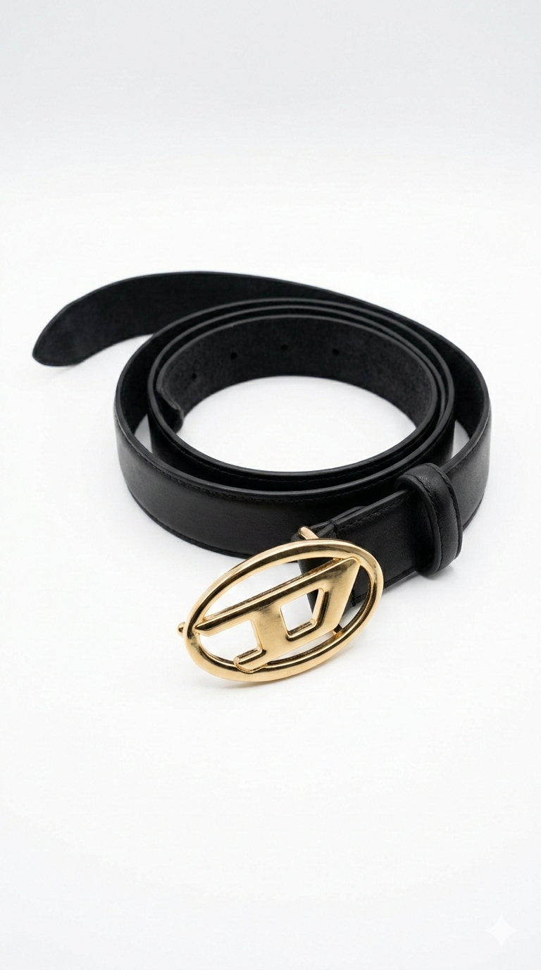 Altın Tokalı D Taba İnce Kemer