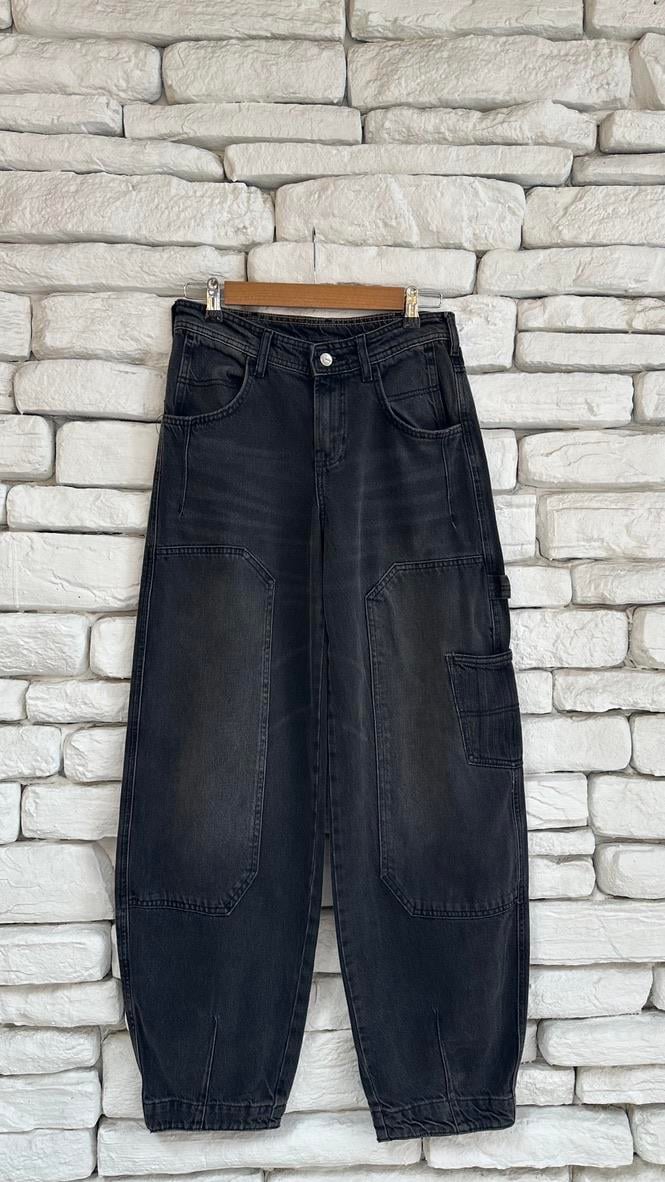 Cep Detaylı Baggy Fit Kargo Pantolon