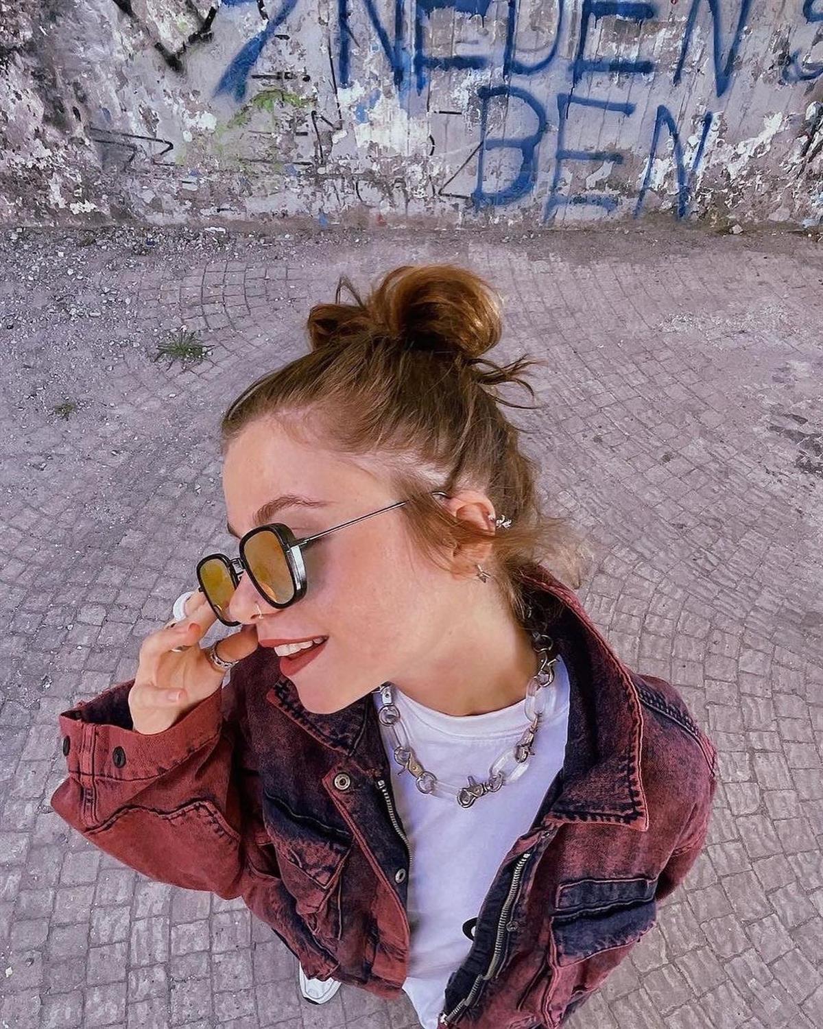 Cep detaylı jean ceket