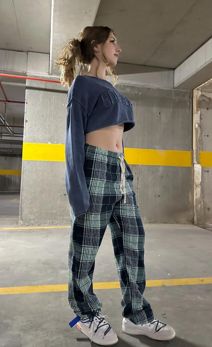 Yeşil Çizgili Unisex Relaxed Pijama 