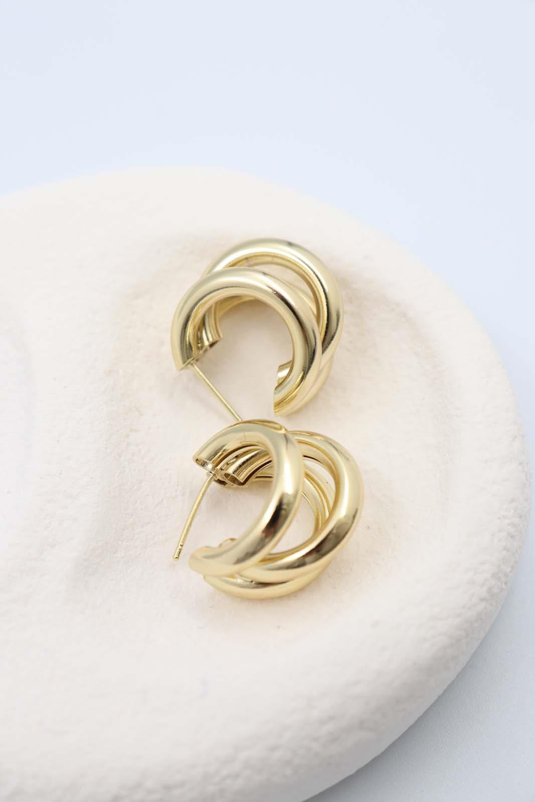  Cristine Gold  Küpe[14K]